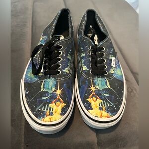 EUC Limited Edition Star Wars low top Vans- M8 W9.5
